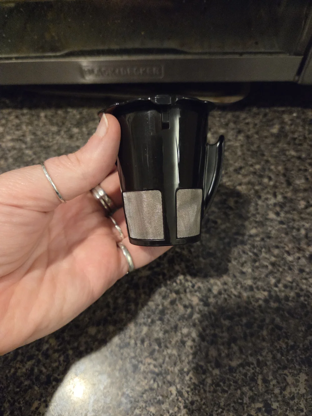Reusable Black Coffee Filter Pod Unused